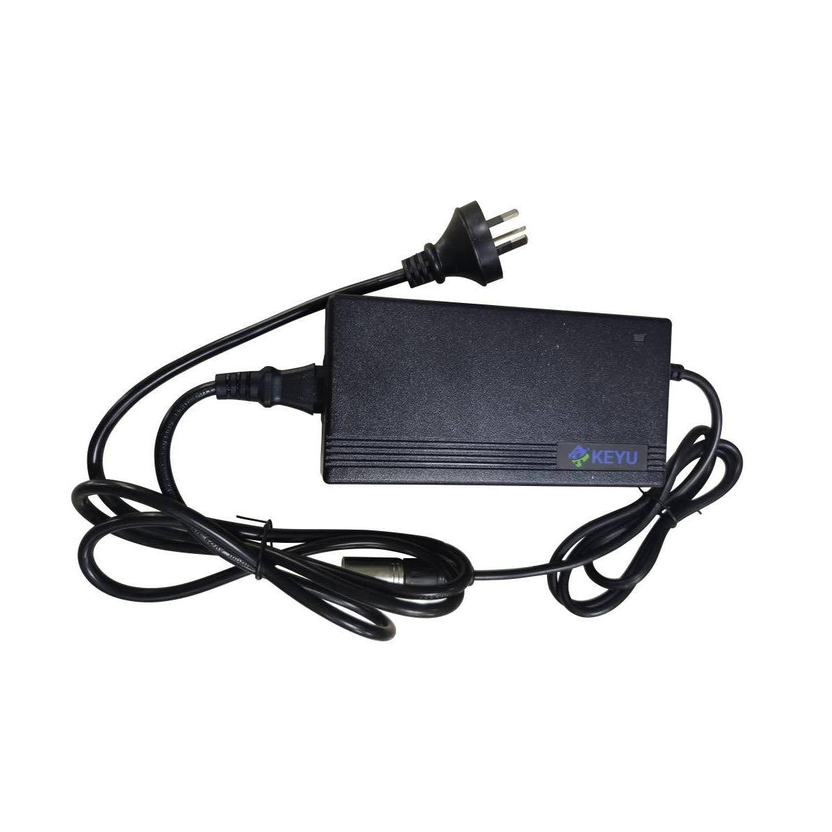 VTUVIA charger brick with its cord, seen from above