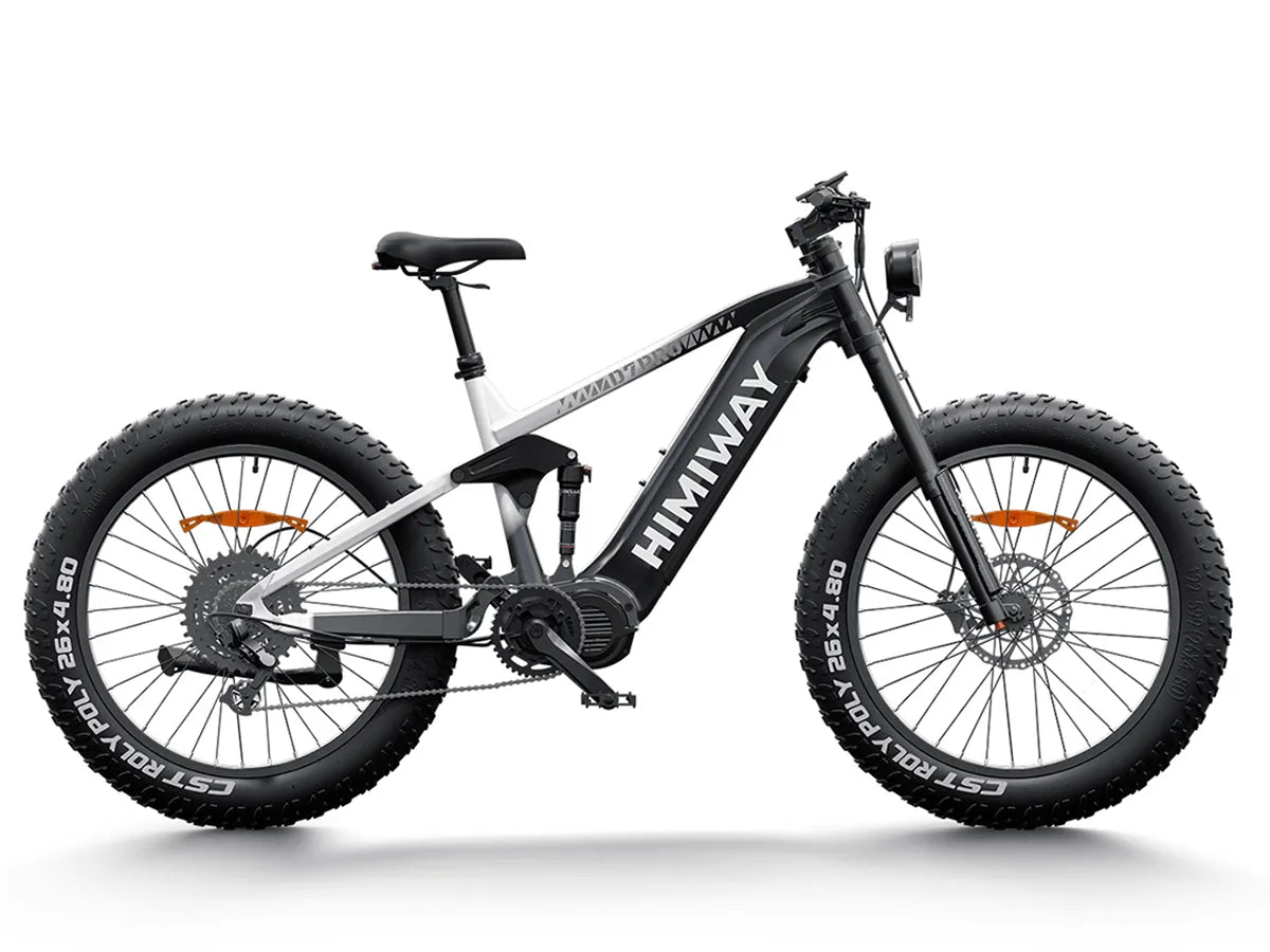 Himiway D7 Pro in Black & White Gradient – front three-quarter view