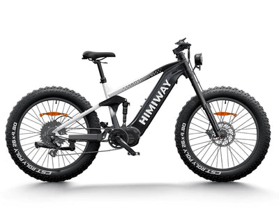 Himiway D7 Pro in Black & White Gradient – front three-quarter view
