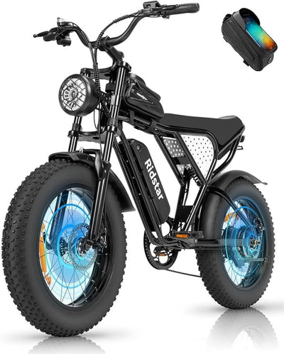Ridstar® Q20 Lite 1000W Fat Tire Electric Motorcycles