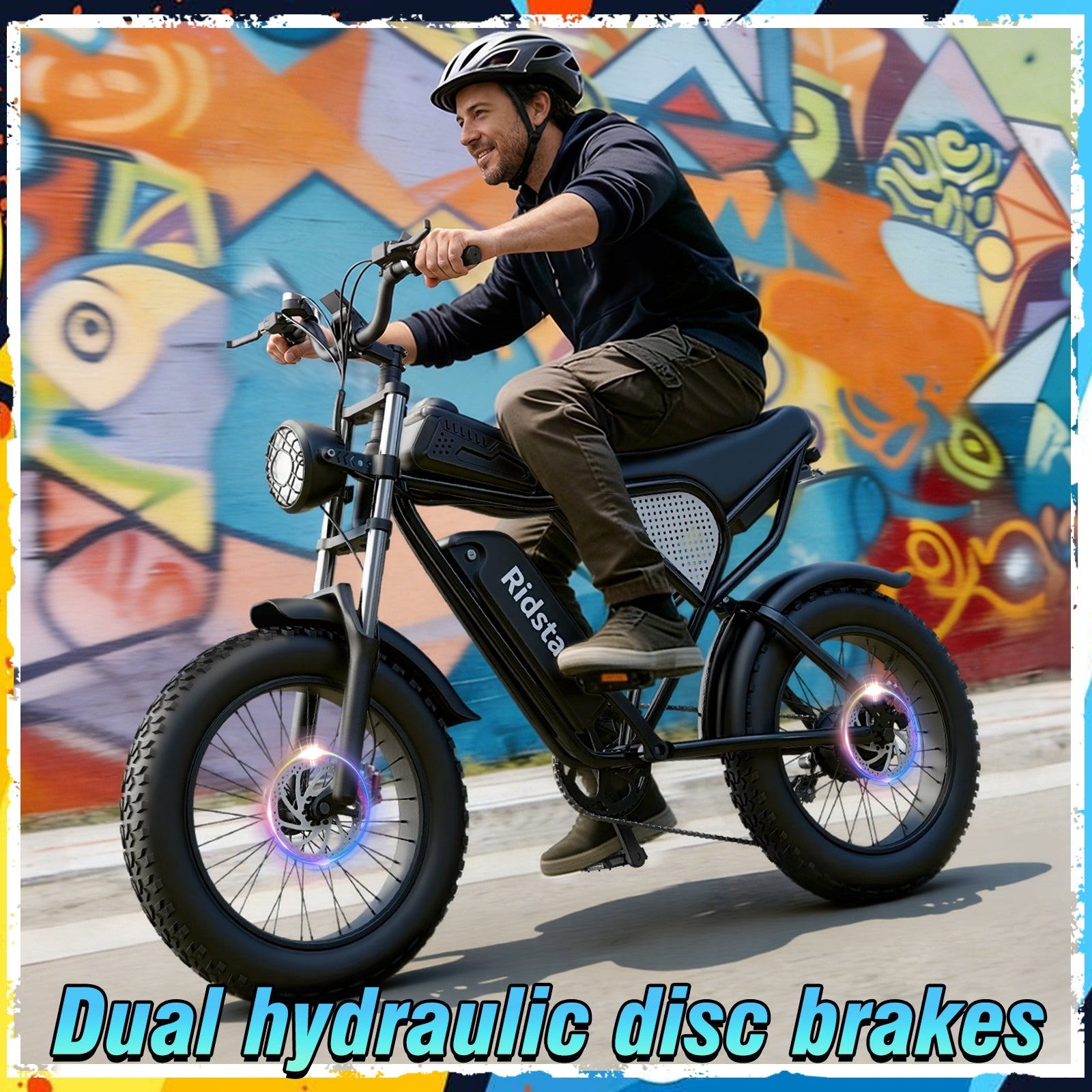 Ridstar® Q30 2000W 48V 20AH Fat Tire Ebike