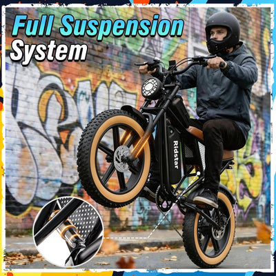 Ridstar Q30Luxe Lite 1500W Fat Tire Ebike
