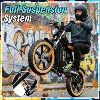 Ridstar® Q30Luxe 2000W Fat Tire Ebike