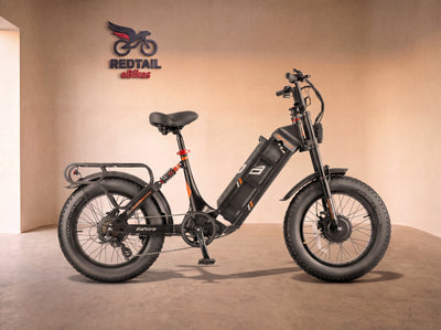 Eahora Juliet III AWD Electric Bike, side profile in the Redtail eBikes studio