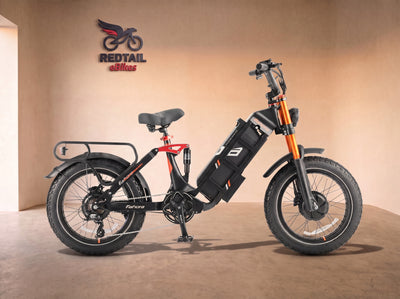 Eahora Juliet Pro II AWD Electric Bike, side profile in the Redtail eBikes studio