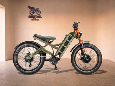 Eahora Romeo Pro II 2026 Moped-Style Electric Bike, side profile in the Redtail eBikes studio