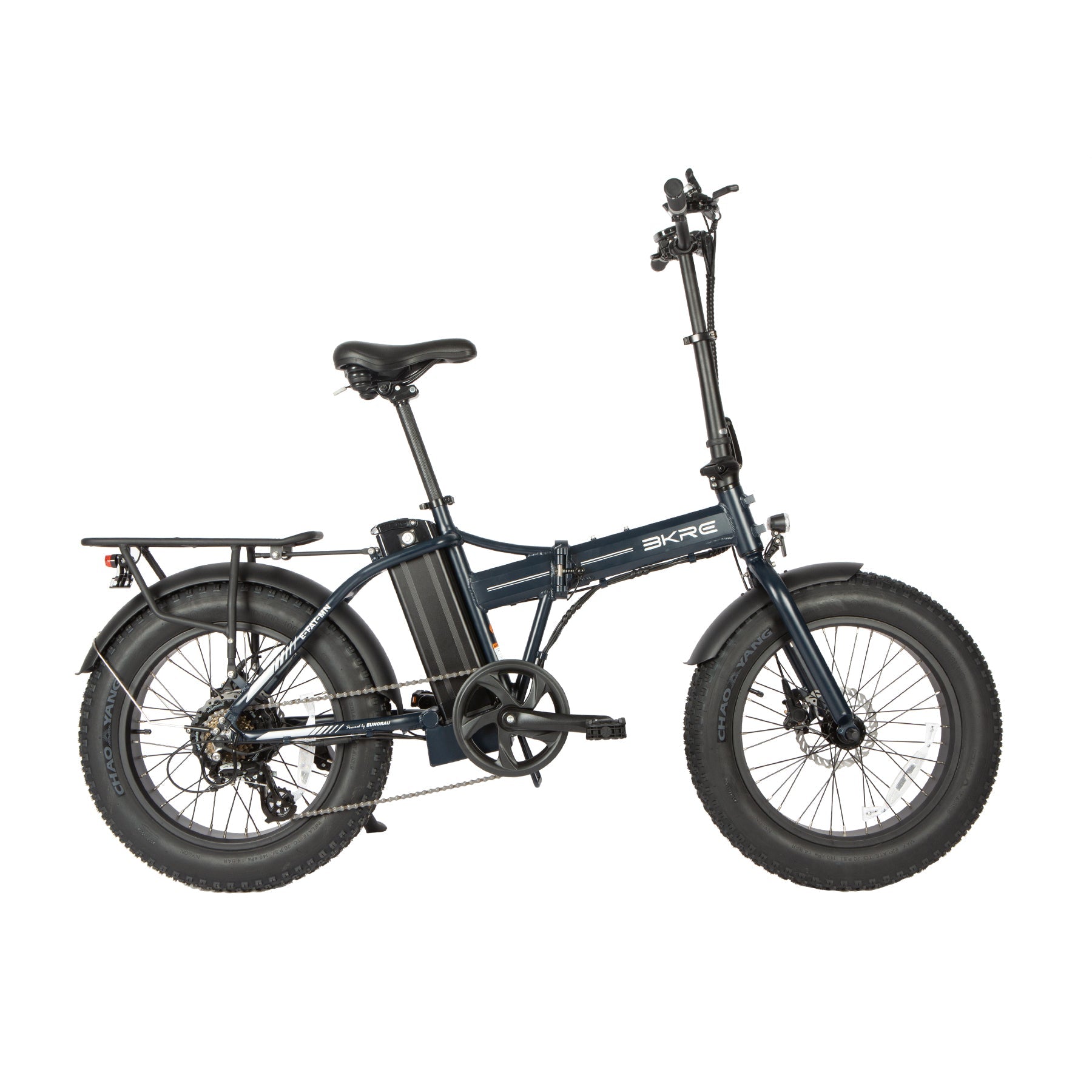 Eunorau E-FAT-MN folding fat e-bike – front34 right