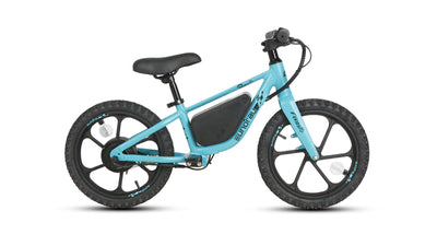 Eunorau EKIDS16 Electric Balance Bike (16") – Aquamarine – front three-quarter right view