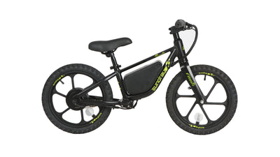 Eunorau EKIDS16 Electric Balance Bike (16") – Obsidian – front three-quarter right view