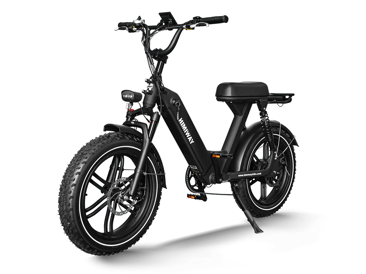 Himiway Escape Pro Moped-Style eBike – rear three-quarter view