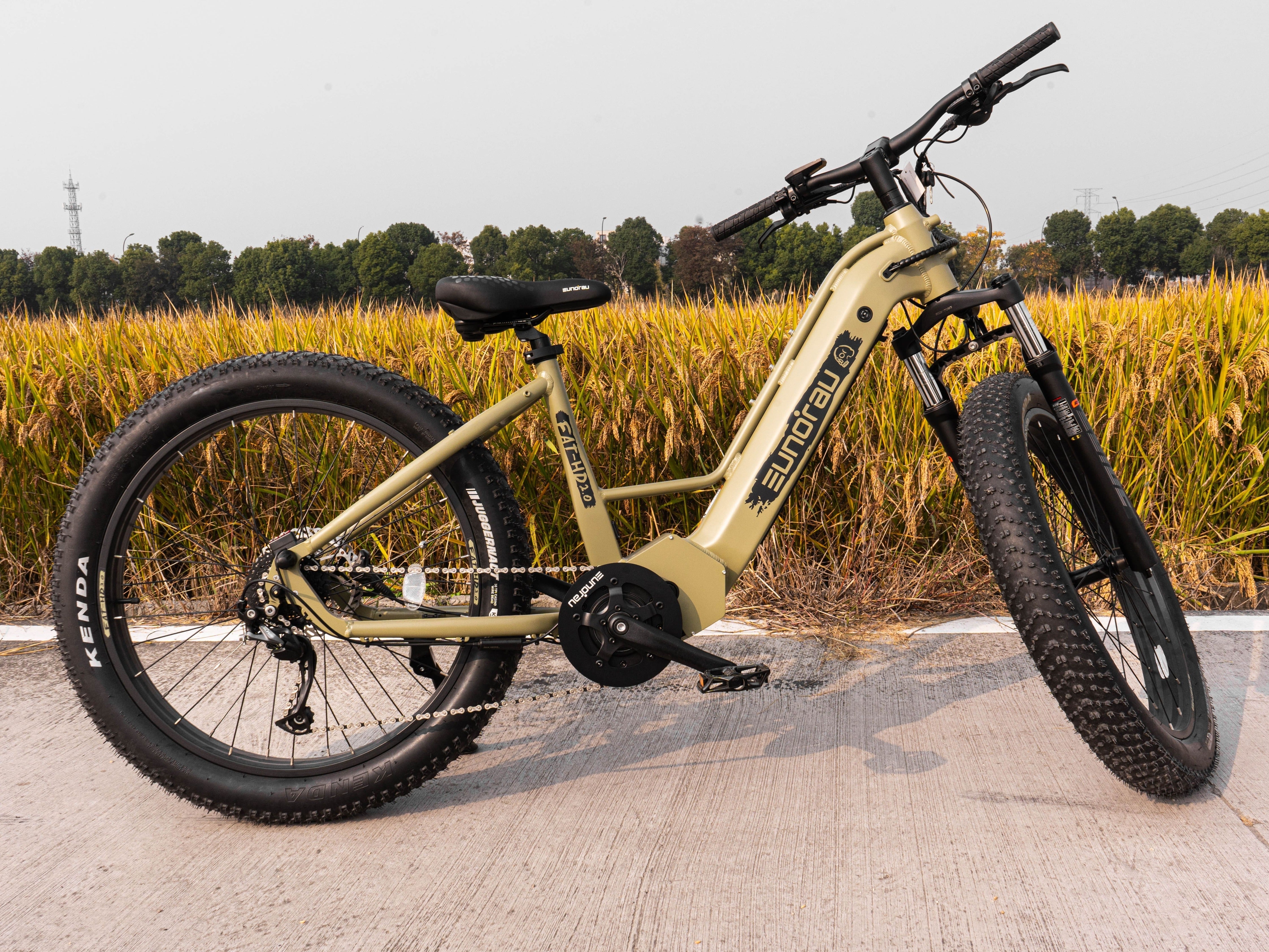 Eunorau FAT-HD 2.0 Mid-Drive Fat eBike (Hunter X7) – lifestyle