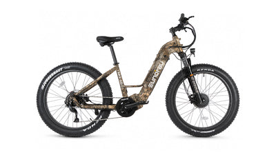 Eunorau FAT-HD 2.0 Mid-Drive Fat eBike (Hunter X7) – Mamba – front three-quarter right view