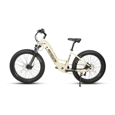 Eunorau FAT-HD 2.0 Mid-Drive Fat eBike (Hunter X7) – Safari – left side view