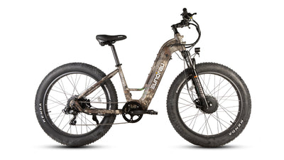 Eunorau FAT-AWD 3.0 All-Wheel-Drive Fat eBike – Maple – front three-quarter right view