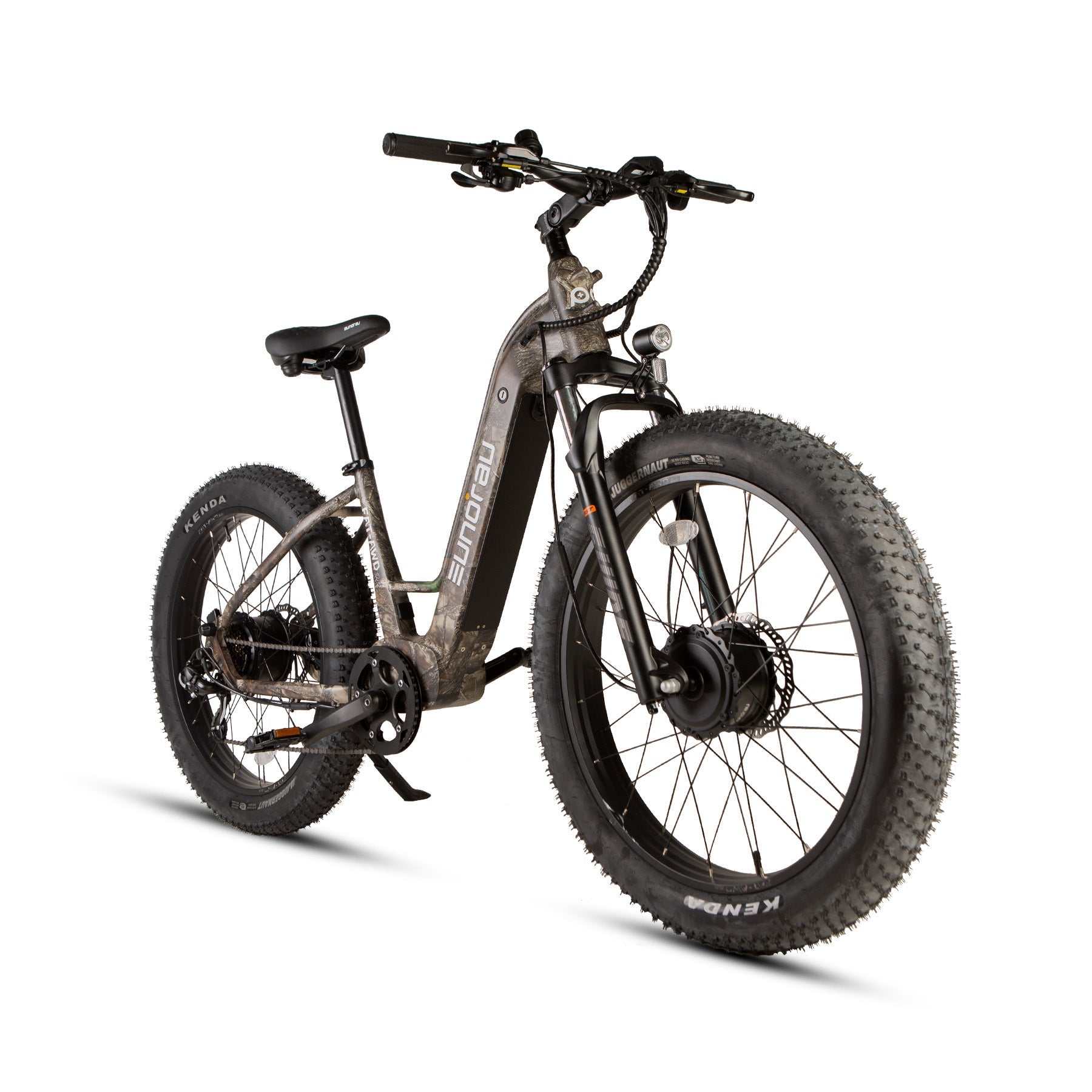 Eunorau FAT-AWD 3.0 All-Wheel-Drive Fat eBike – Maple – left side view