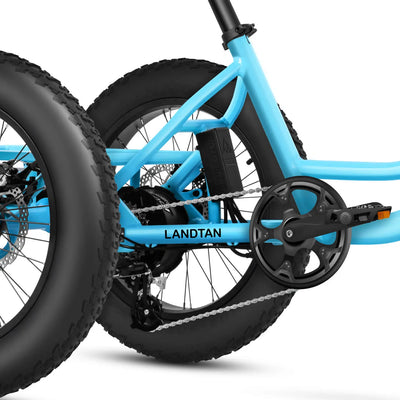 Addmotor Landtan Fat Tire eTrike — blue