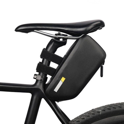 VTUVIA frame bag strapped under a saddle