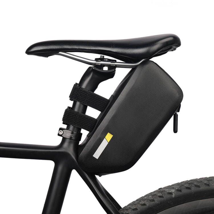 VTUVIA frame bag strapped under a saddle