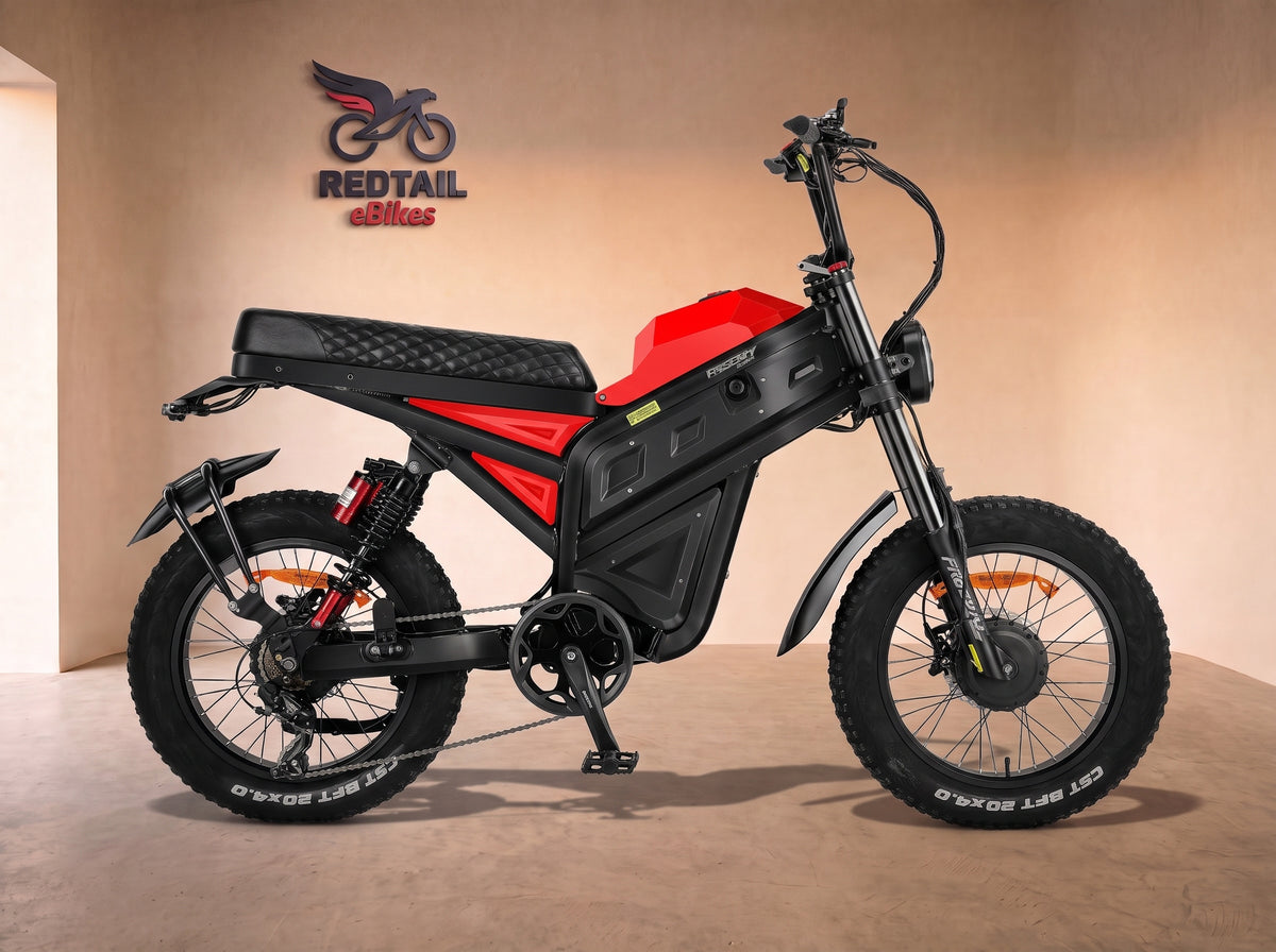 Freesky Cheetah MT-380, side profile in the Redtail eBikes studio