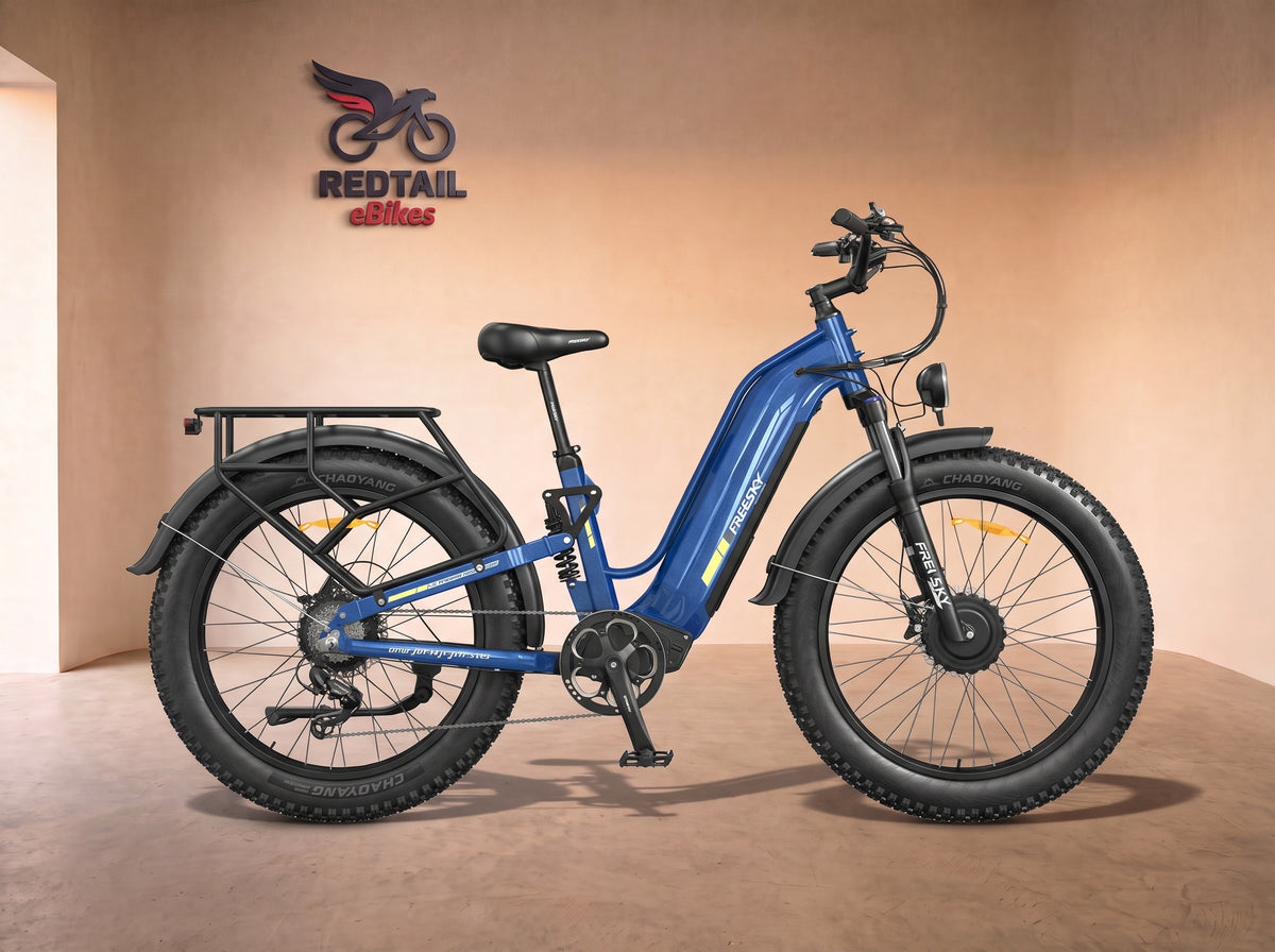 Freesky Ranger Plus M-540, side profile in the Redtail eBikes studio