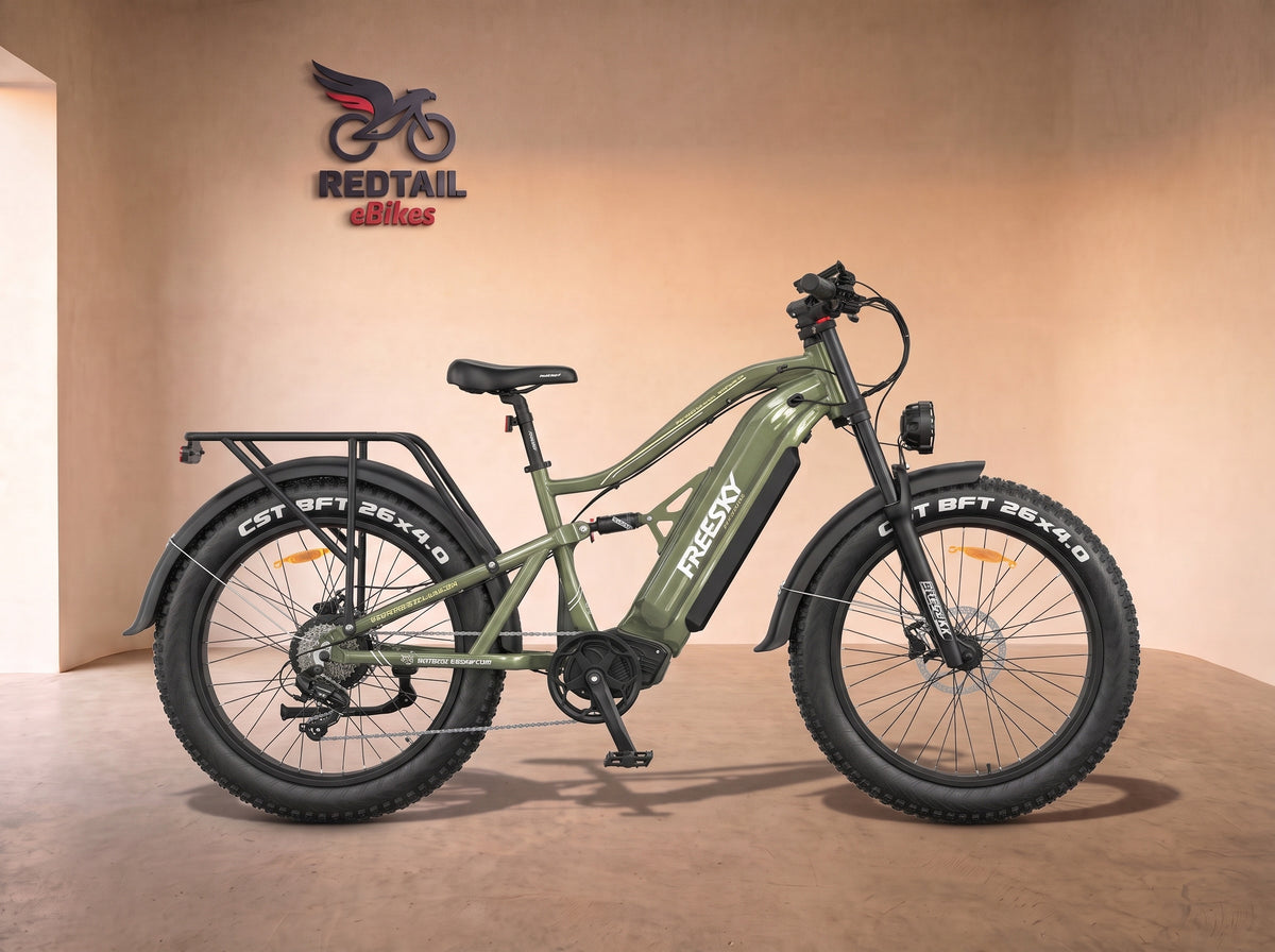 Freesky Swift Horse Ultra X-6E, side profile in the Redtail eBikes studio