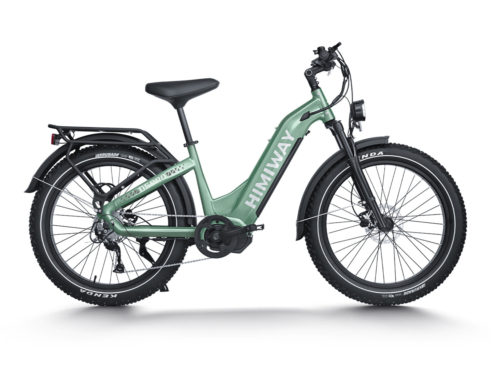 D5 Pro ST / All-terrain Electric Fat Bike in green