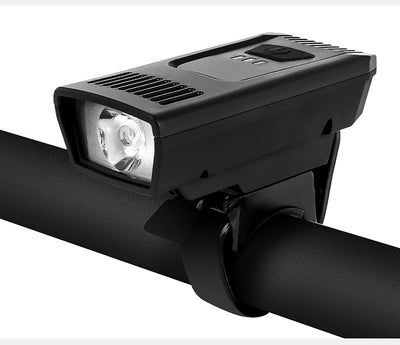 VTUVIA universal headlight on a handlebar, lens forward