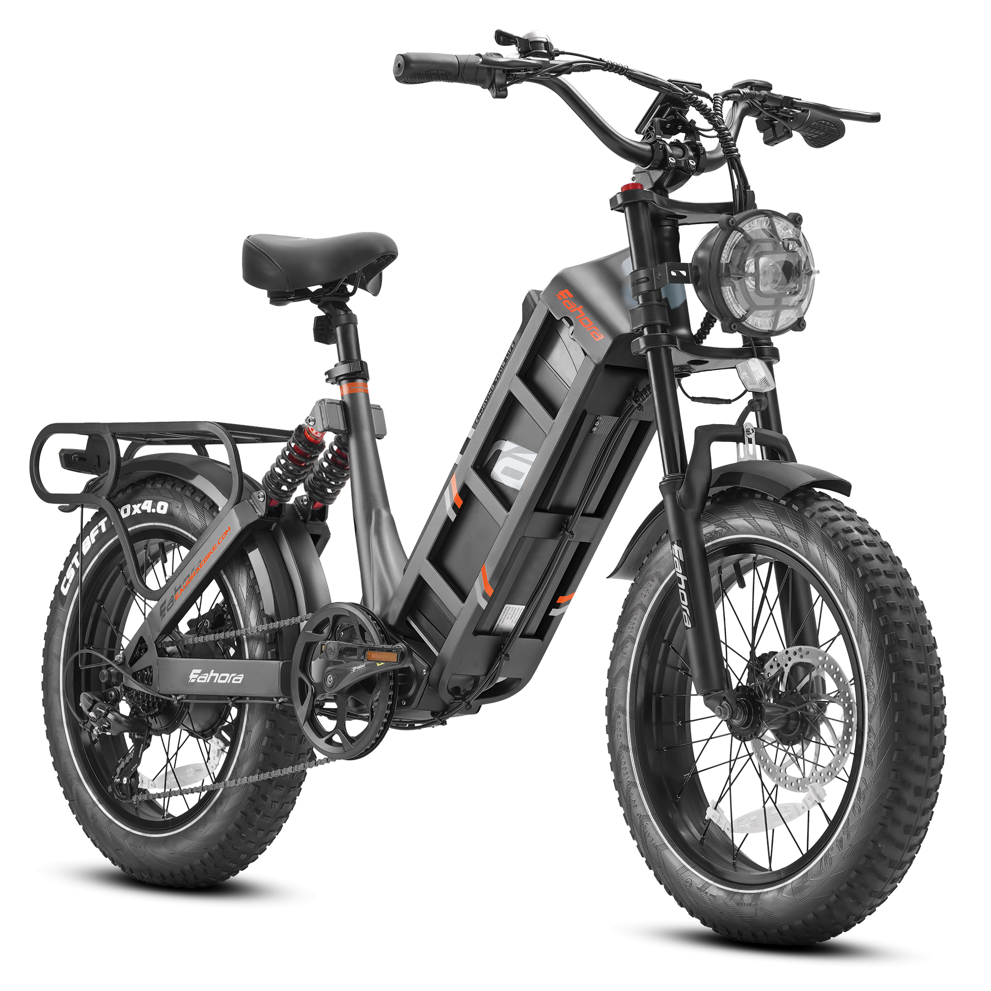 Eahora Juliet Long Range Fat-Tire eBike in Black