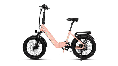 Eunorau META20 – Pastel Pink – front three-quarter left view
