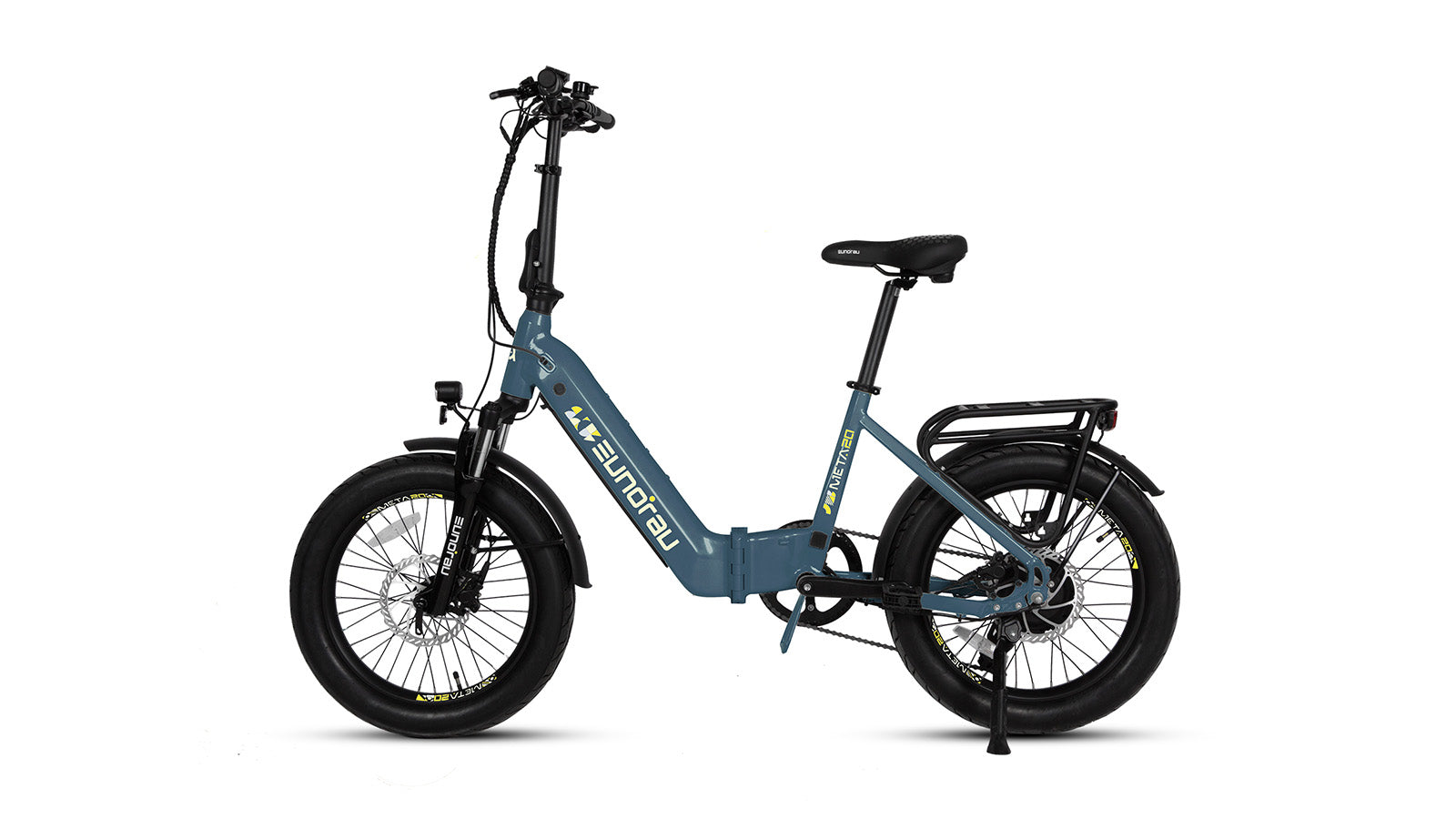 Eunorau META20 – Steel Blue – front three-quarter left view
