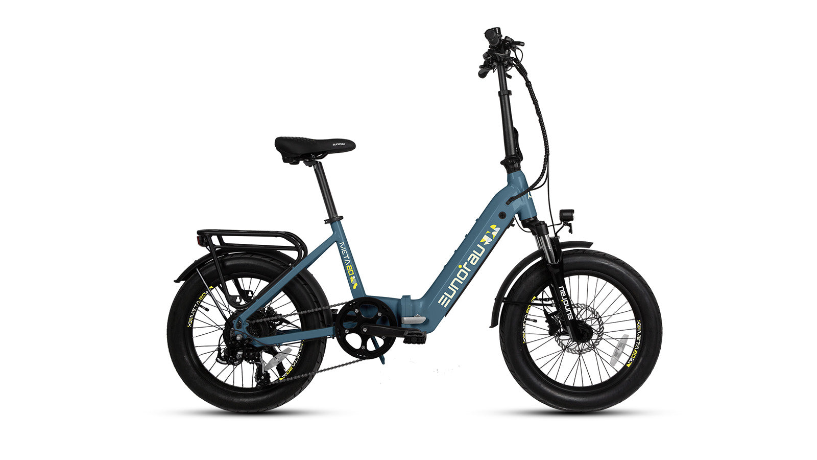 Eunorau META20 – Steel Blue – front three-quarter right view