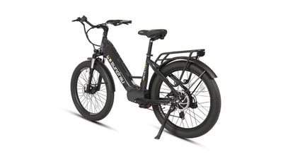 Eunorau META24 – Dark Charcoal – rear three-quarter view