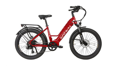 Eunorau META26 – Deep Crimson – front three-quarter right view