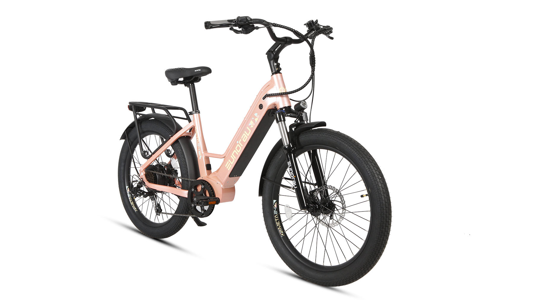 Eunorau META275 2.0 – Pastel Pink – left side view