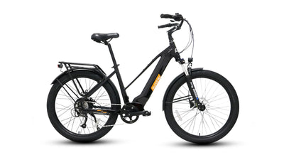 Eunorau META275 1.0 – Black – front three-quarter right view