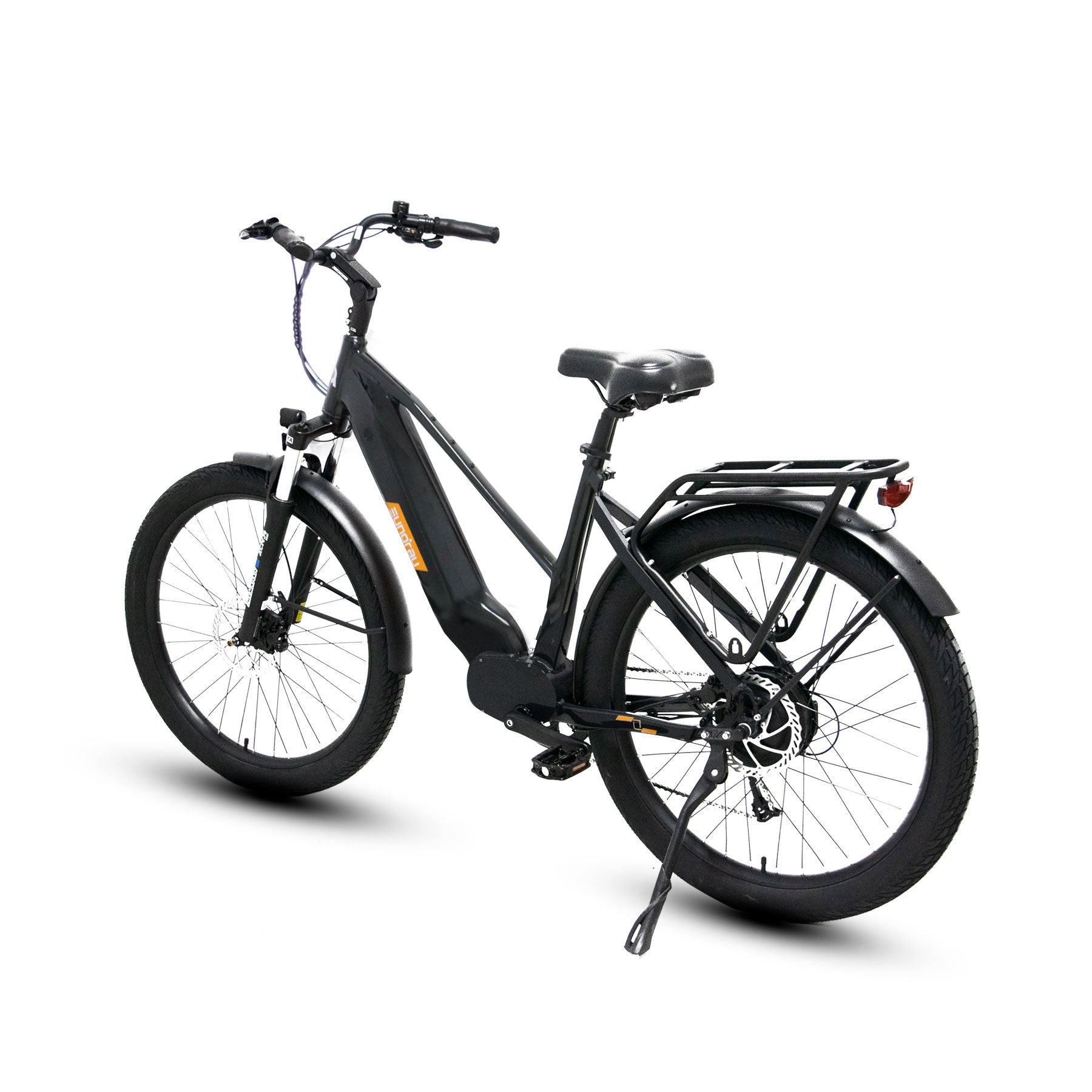 Eunorau META275 1.0 – Black – rear three-quarter view