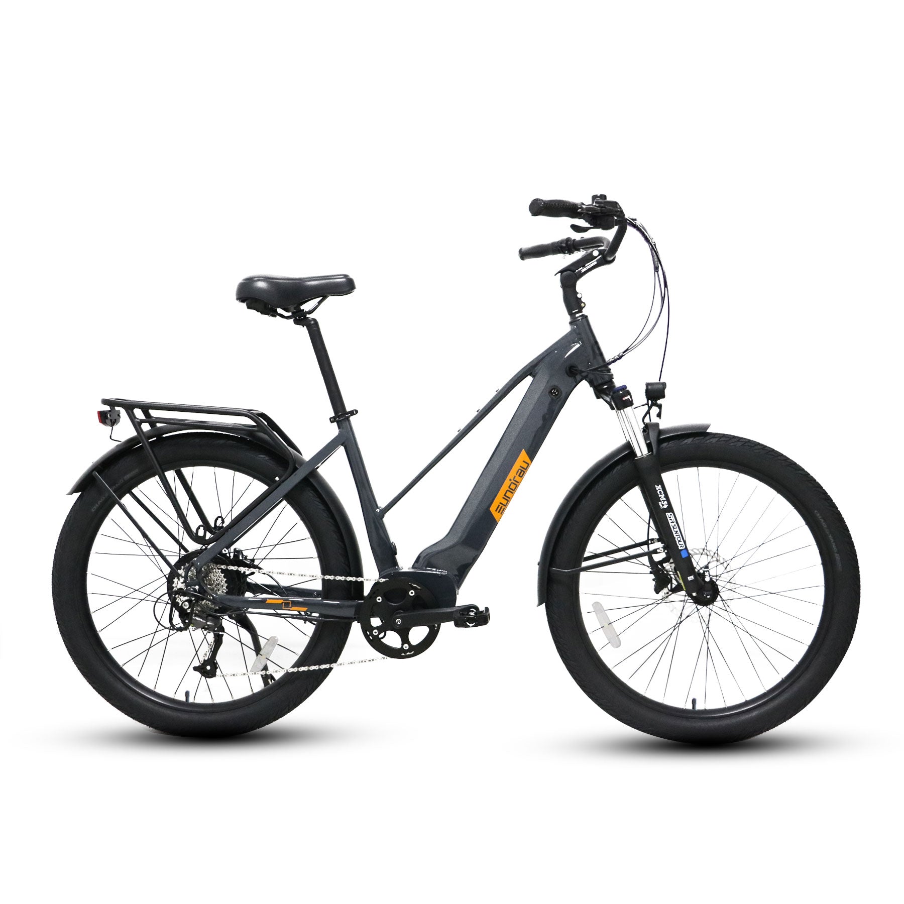 Eunorau META275 1.0 – Gray – front three-quarter right view