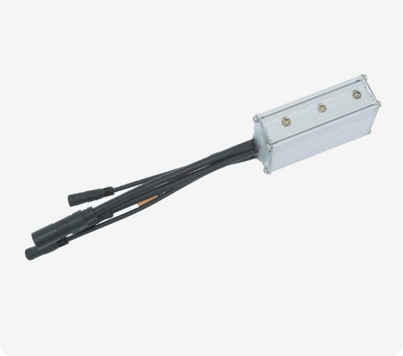 DWMEIGI MG708 controller, side view with its cables