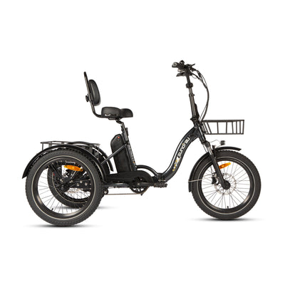 Eunorau ONE-TRIKE 2.0 Rear-Drive Electric Trike – Dark Charcoal – front three-quarter right view