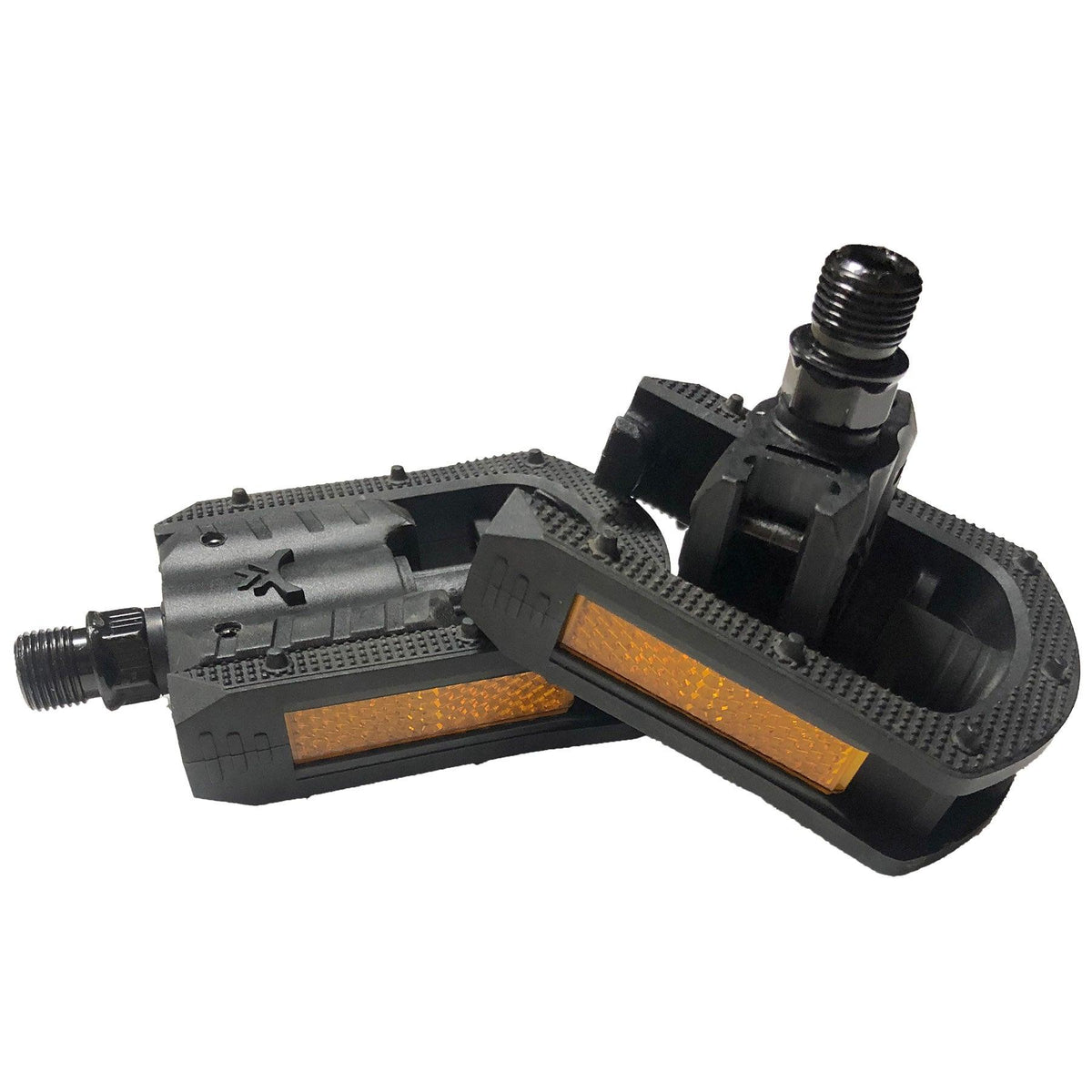 The pedals from the side
