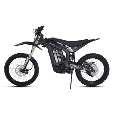 Eunorau R1+ Electric Dirt Bike – Maple – front three-quarter left view