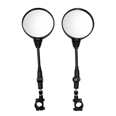 A pair of VTUVIA bar-end mirrors on adjustable arms