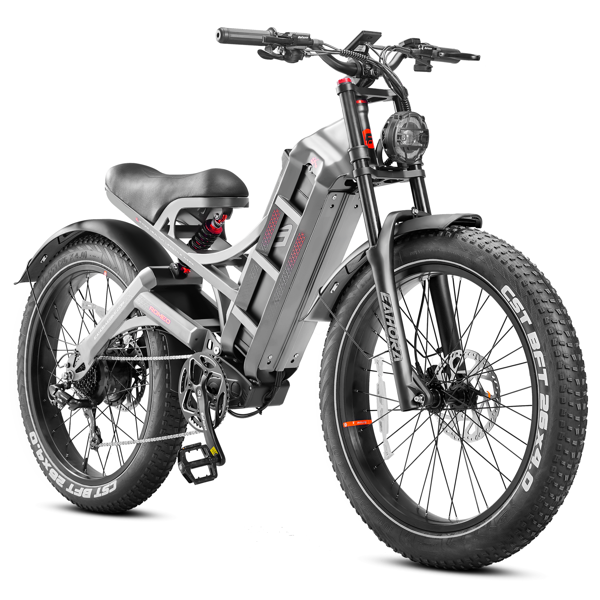 Eahora Romeo Pro Moped-Style eBike in Grey
