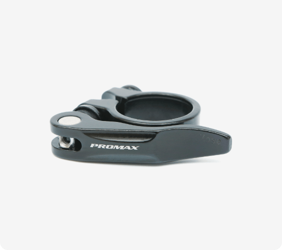DWMEIGI seat post clamp with its lever closed, side view