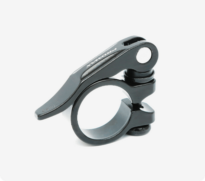 DWMEIGI 31.8 mm seat post clamp with its quick-release lever