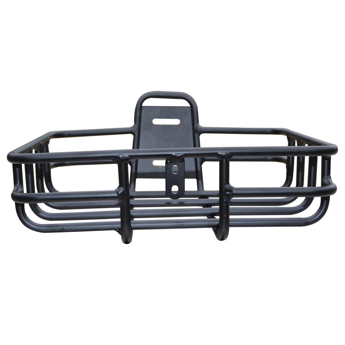VTUVIA front basket showing the mounting plate