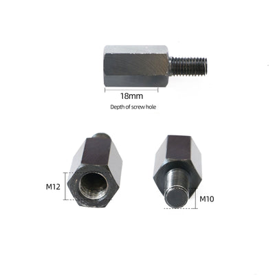 Eunorau M12 to M10 Trailer Hitch Adapter, Hub Motor