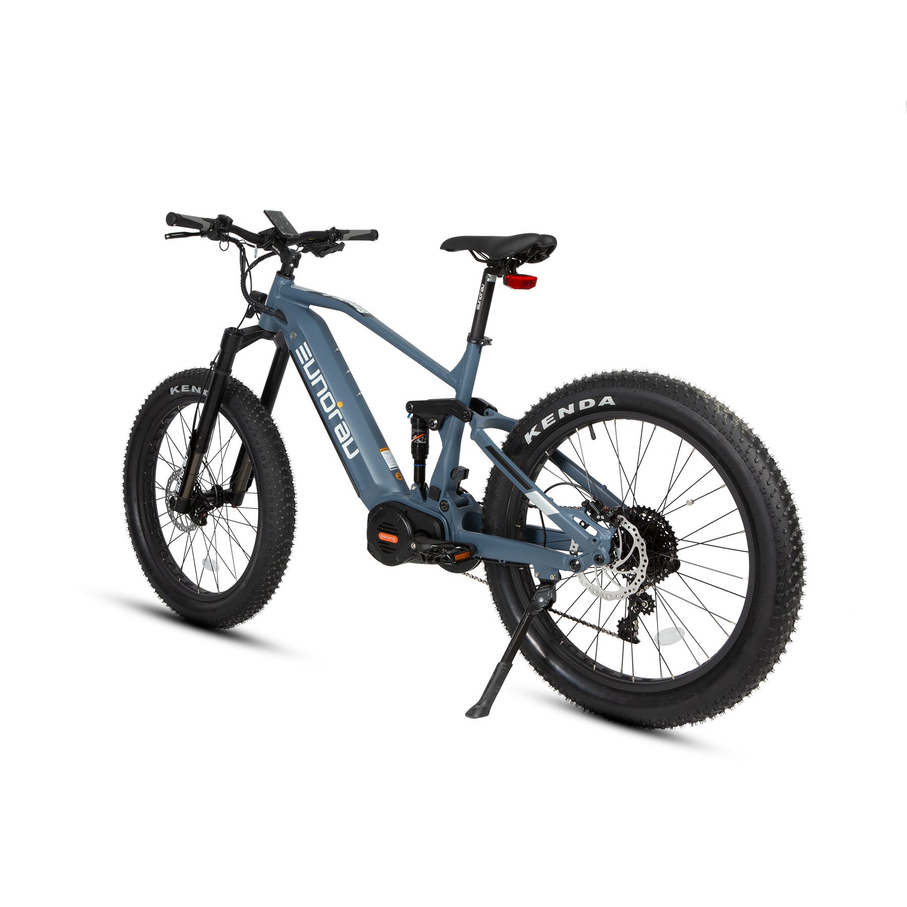 Eunorau SPECTER-S 3.0 Full-Suspension eMTB (Hunter X9) – Moon Black – front three-quarter left view