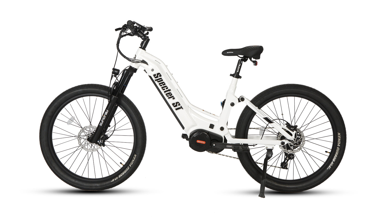 Eunorau SPECTER-ST 2.0 Step-Thru eMTB – Black – left side view