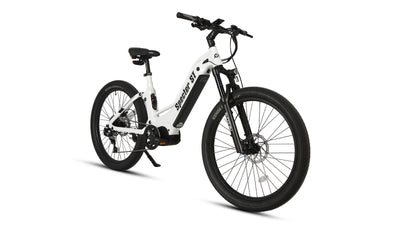 Eunorau SPECTER-ST 2.0 Step-Thru eMTB – White – left side view